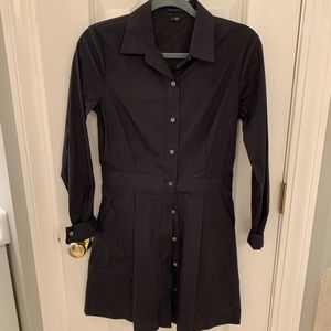 Theory button-down long sleeve dress 6